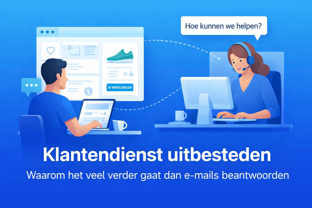 Outsource customer service webshop