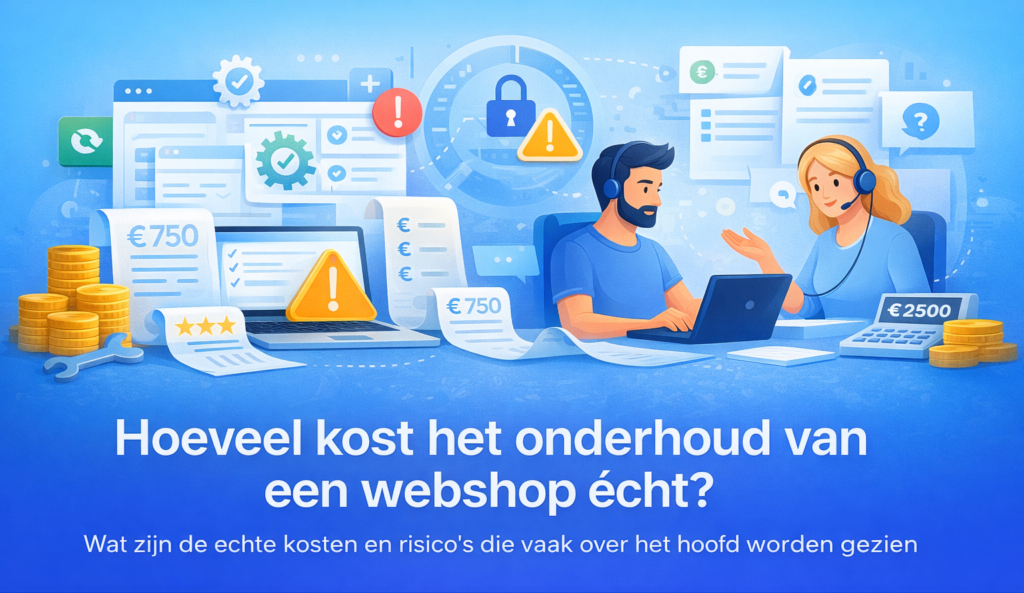 How much does webshop maintenance cost?