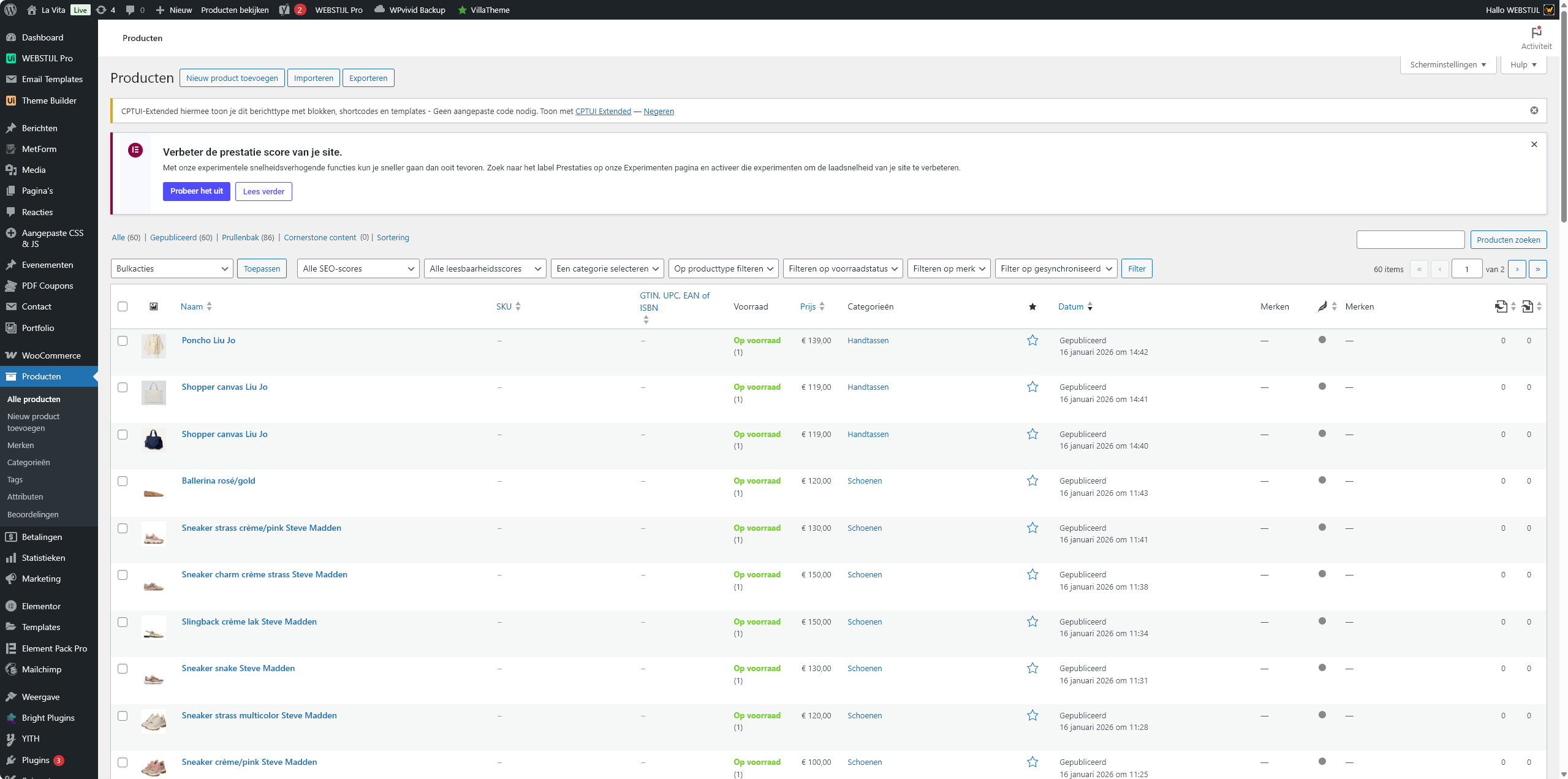 Webshop monitoring en beveiliging